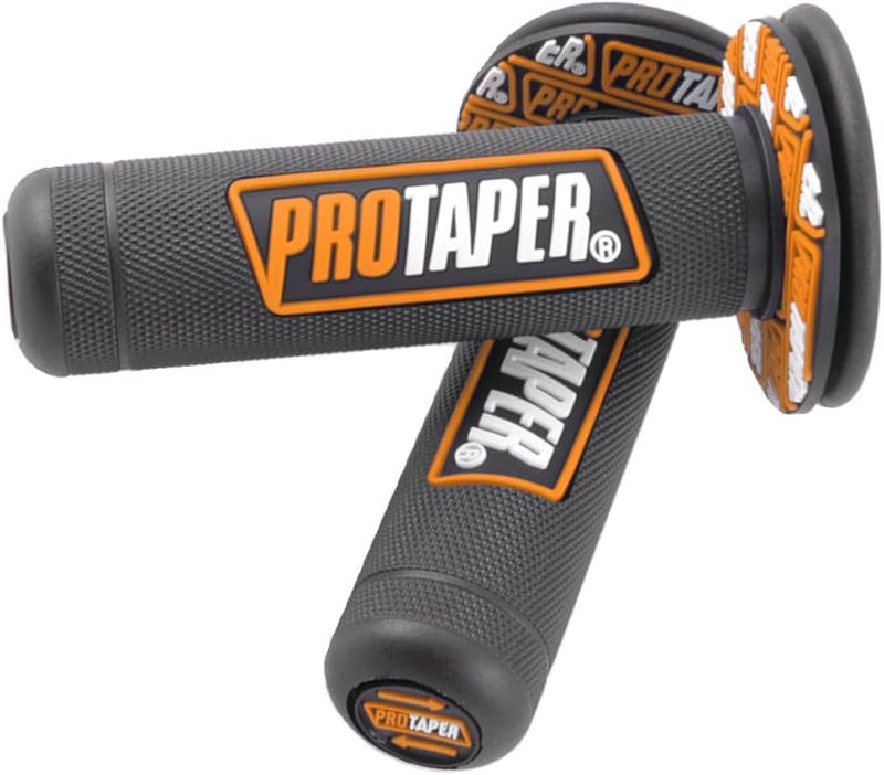 POCRRMCB '7/8'' Motorcross Handle Grips Dirt Bike 22mm 24mm Truster Grips Motorcycle Ergonomic Bar End Non Slip Grip Gel Gep Scooter Cruiser Racing Mountain' - Image 1